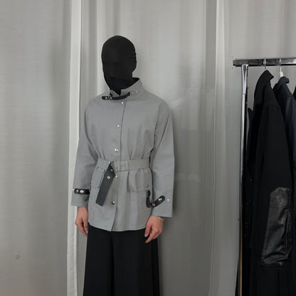 Balenciaga Mackintosh Belted Multi Strap Field Jacket  - AW07