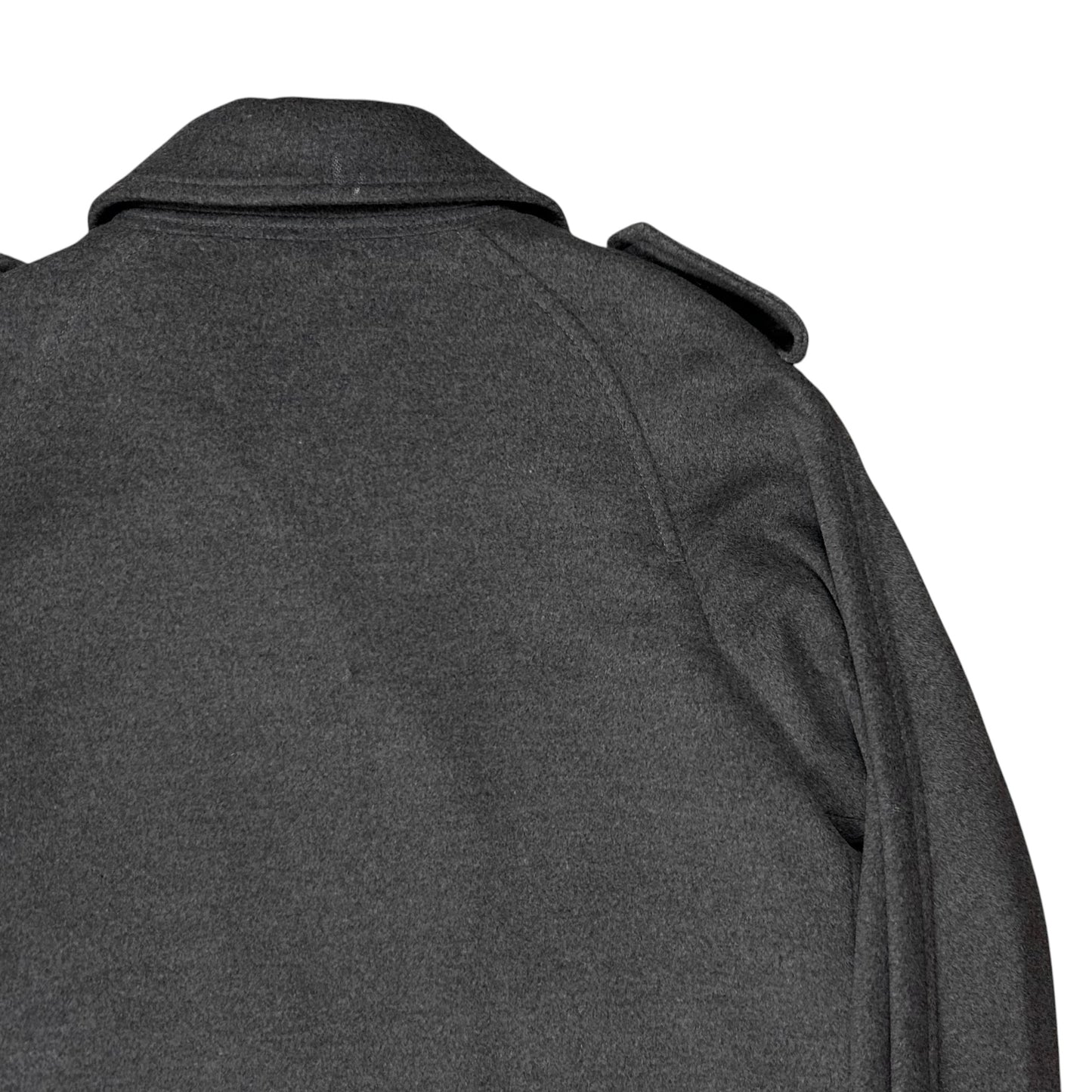 Jil Sander Sleeve Belted Angora Wool Peacoat - 2000s