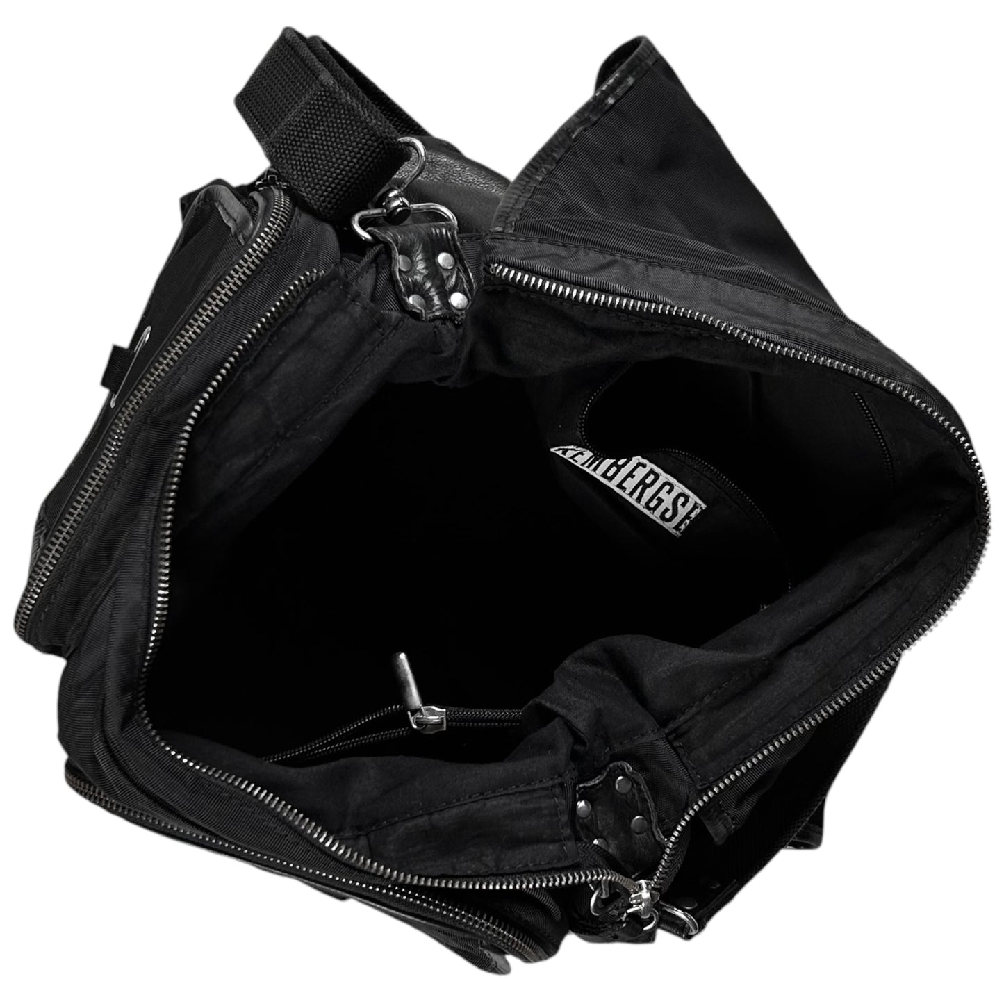 Dirk Bikkembergs Cargo Leather Flap Bag