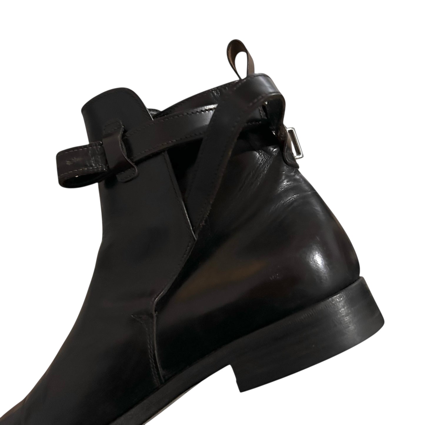 Prada Squared Jodhpur Strap Boots
