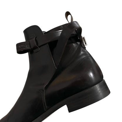 Prada Squared Jodhpur Strap Boots