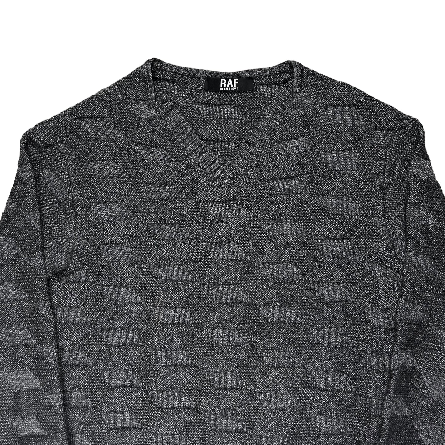 RAF by Raf Simons 3D Textured Knit Sweater