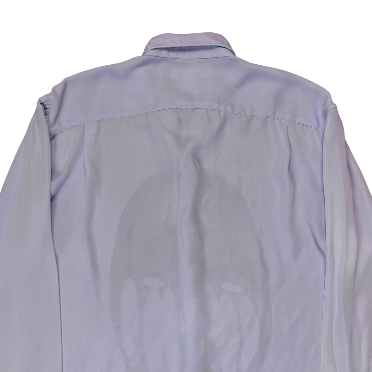 Comme des Garcons Shirt Disorted Face Fluid Shirt - SS19