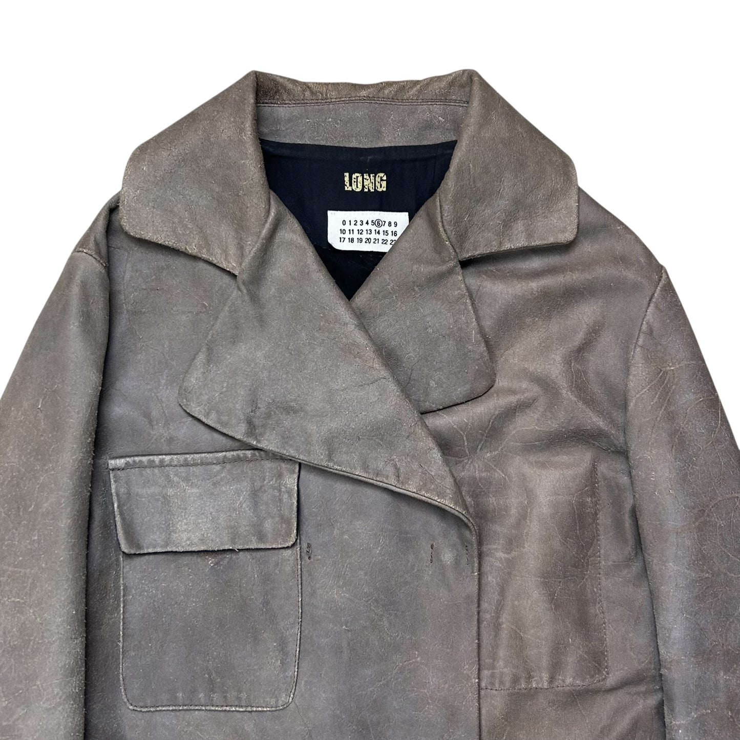 Maison Martin Margiela Leather Work Coat - AW03