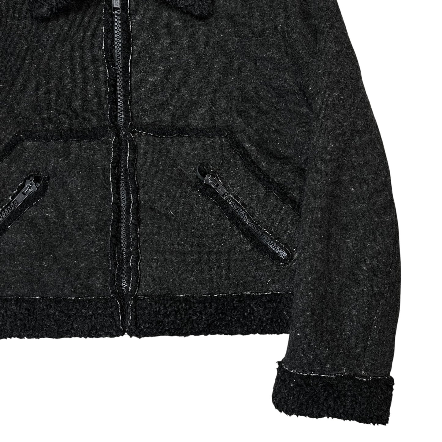 Maison Martin Margiela Sherpa Wool Bomber Jacket - AW08