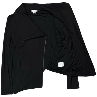 Helmut Lang Asymmetric Drape Collar Rayon Jacket - SS14
