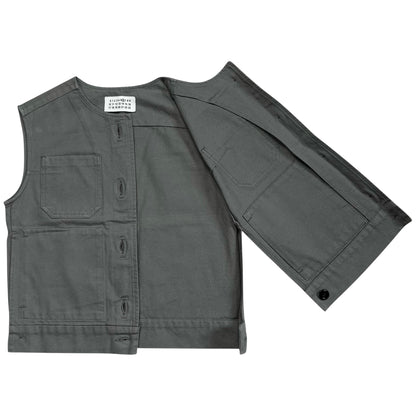 Maison Martin Margiela Cropped Button Work Vest - SS04