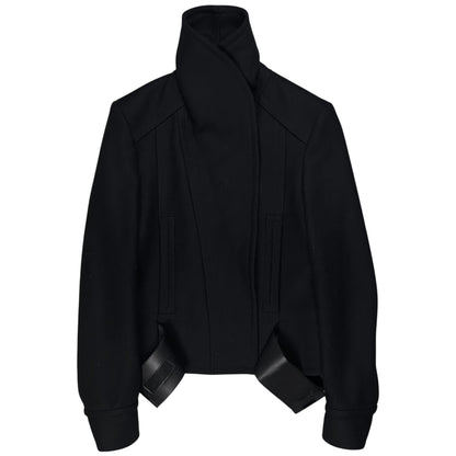 Gucci by Tom Ford Asymmetric Velcro Belted Cashmere Jacket - AW04