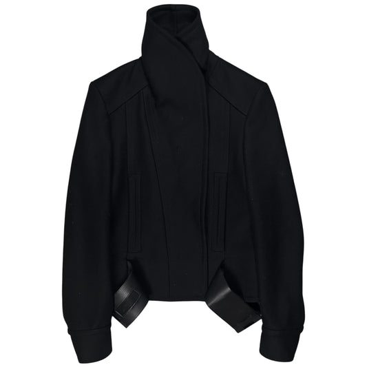 Gucci by Tom Ford Asymmetric Velcro Belted Cashmere Jacket - AW04