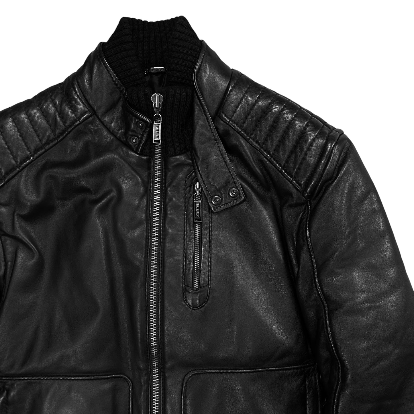 Dirk Bikkembergs Padded Moto Bomber Jacket