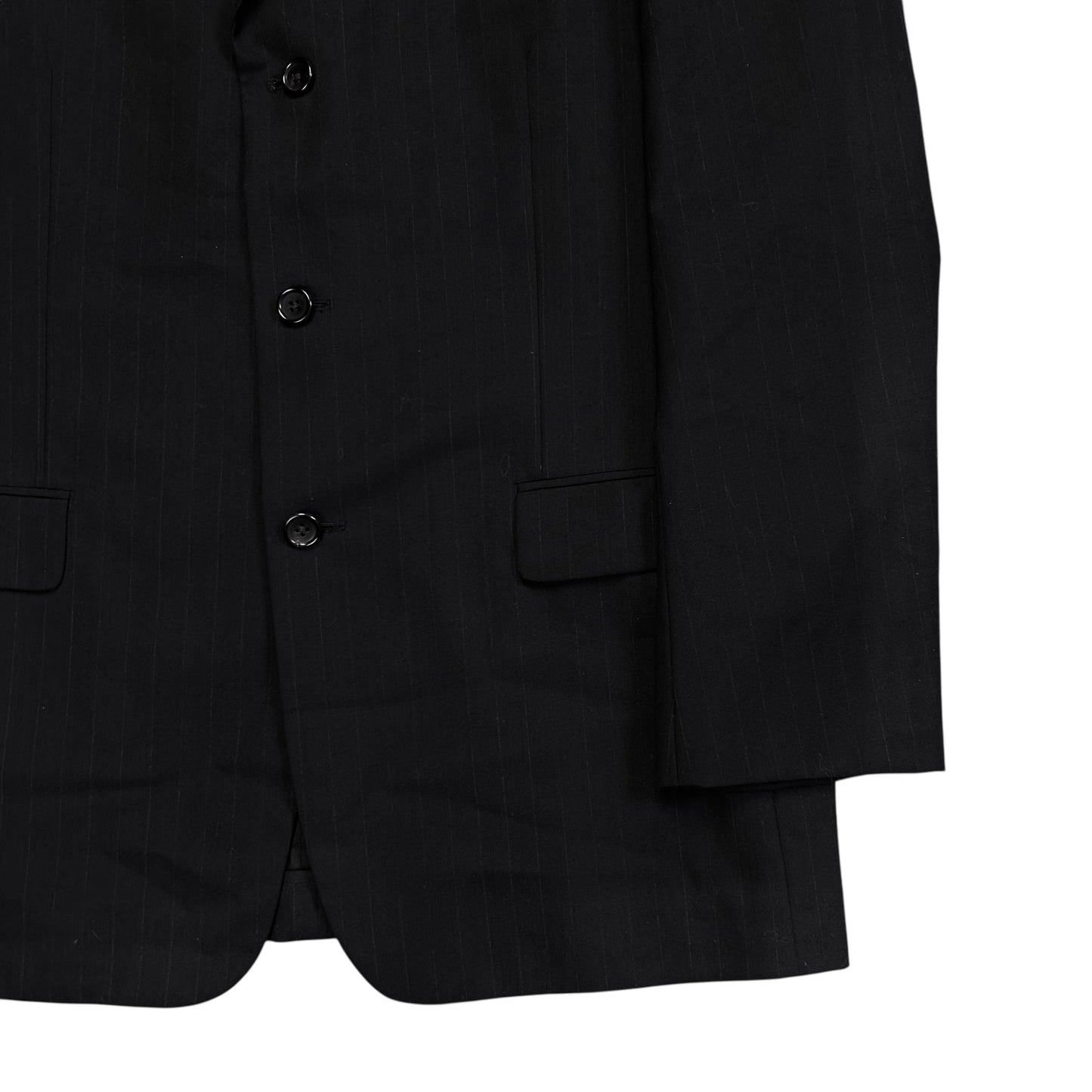 Yohji Yamamoto Costume D'Homme Boxy Pinstripe Sample Blazer - SS08