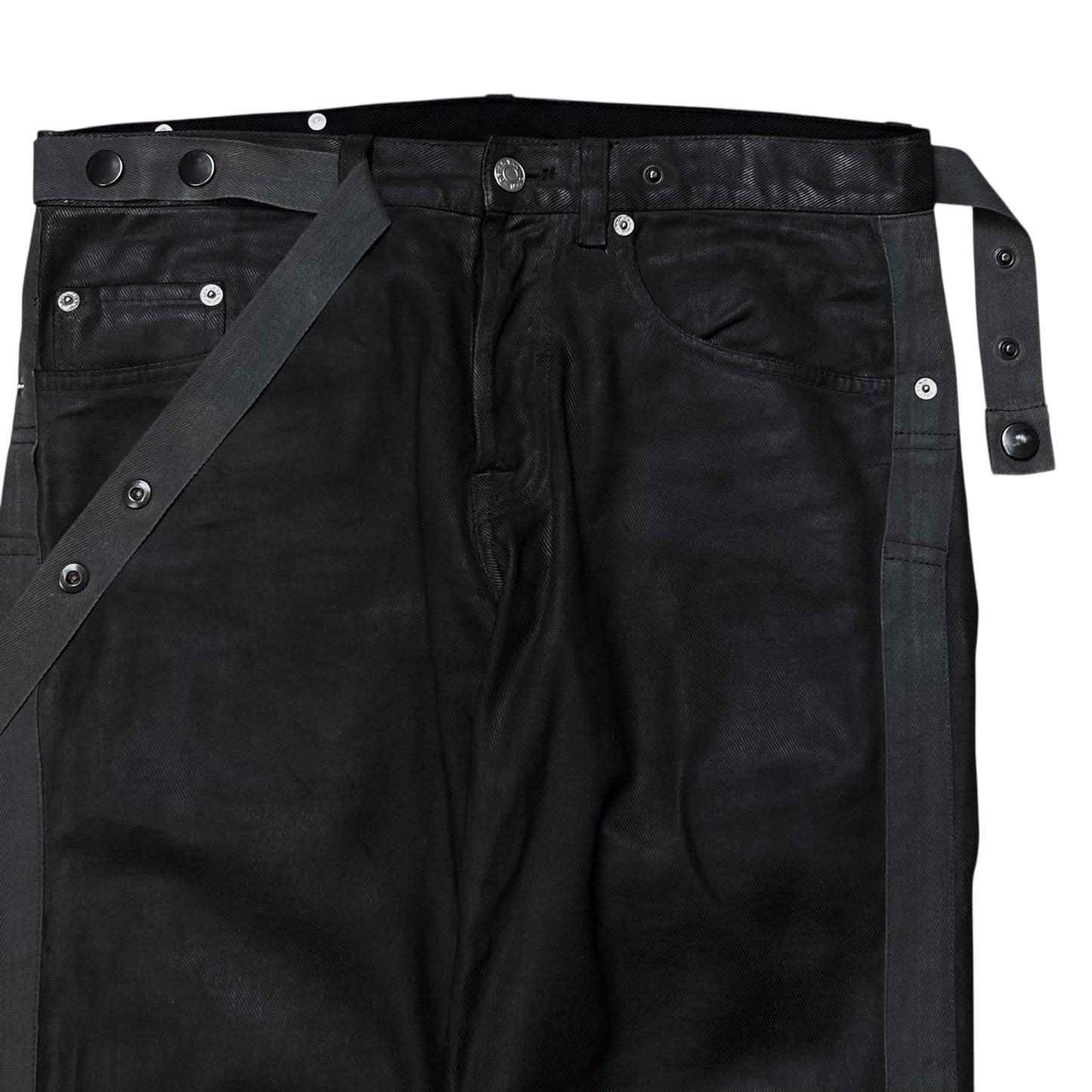 Dries Van Noten Waxed Bondage Jeans - AW14