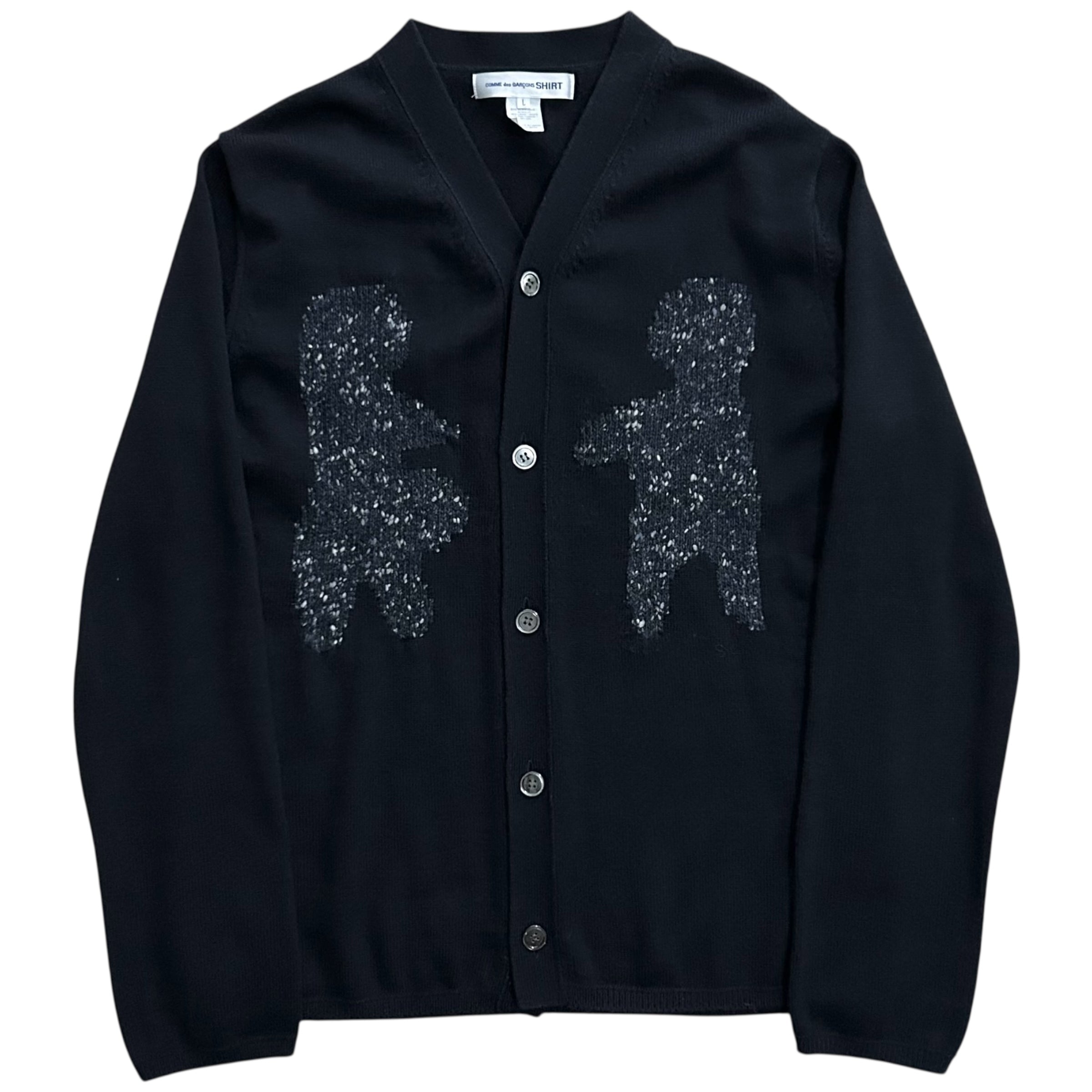 Comme des Garcons Shirt Intarsia Cardigan - AW19 – Vertical Rags
