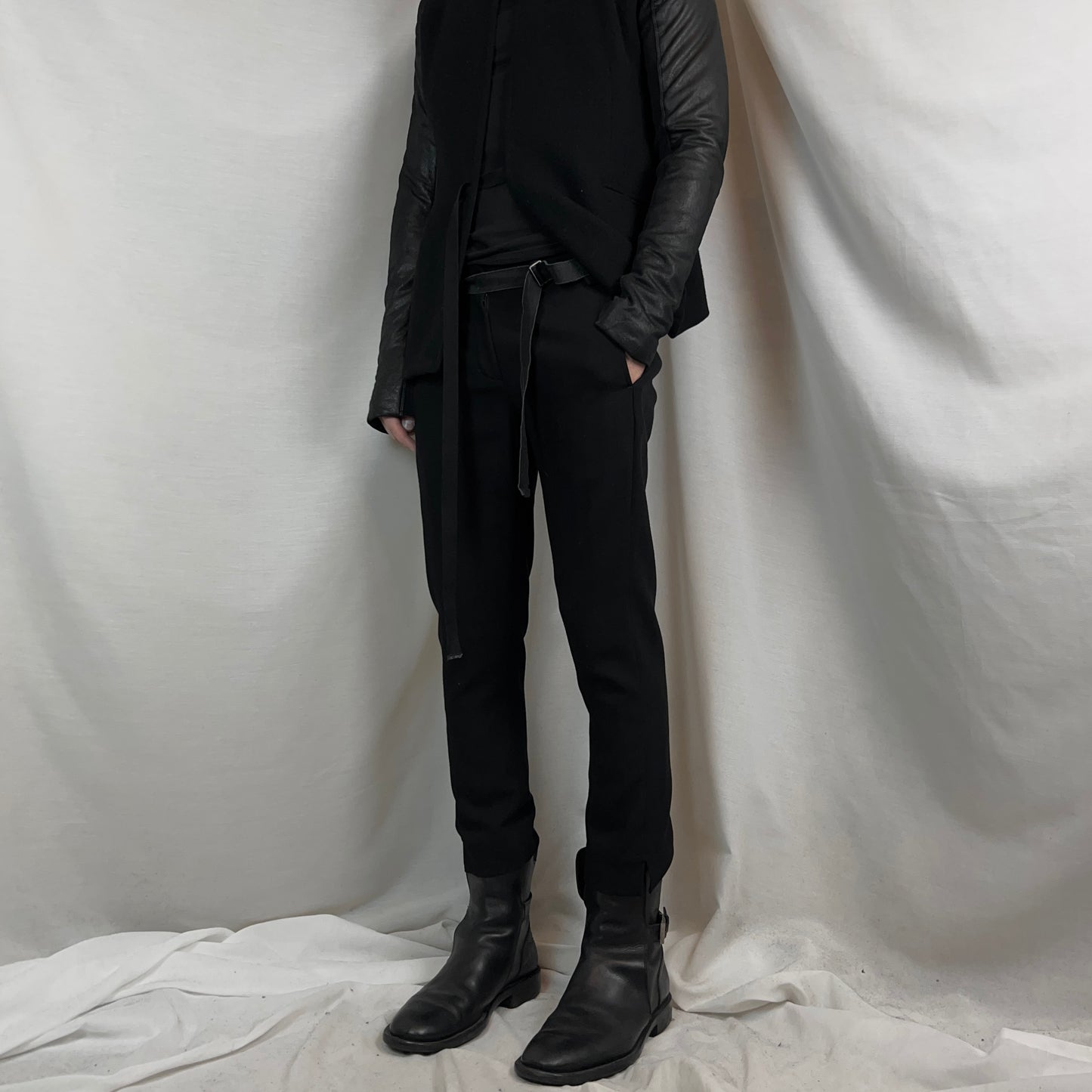 Ann Demeulemeester Bondage Belt Strap Trousers - AW08