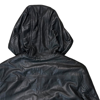 Dirk Bikkembergs Hooded Sheep Leather Blouson