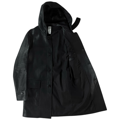 Jil Sander Multi Strap Leather Parka - AW14