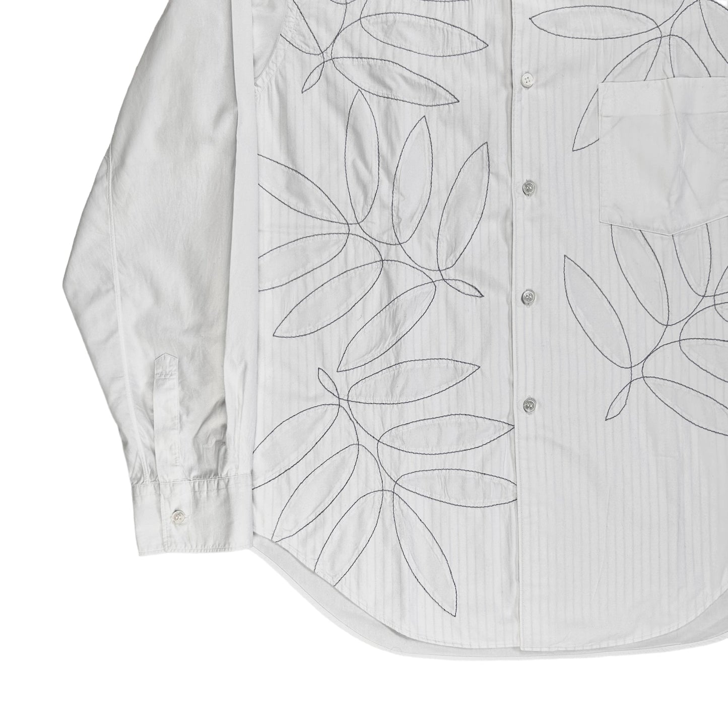 Comme des Garcons Flower Lines Embroidery Shirt - AW15