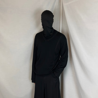 Mackintosh 0002 Trimmed V-Neck Wool Sweater - SS18