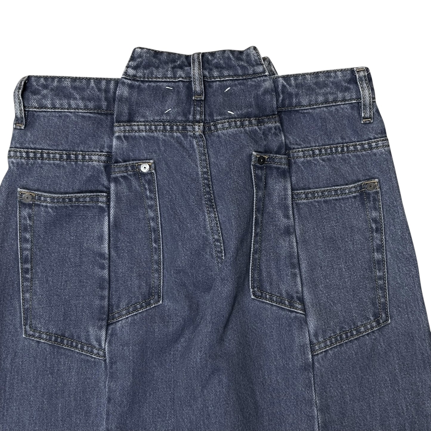 Maison Margiela Wide Patchwork Jeans - SS19