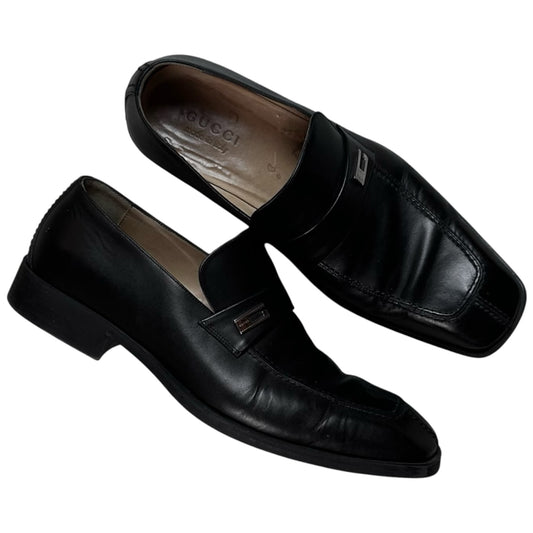 Gucci by Tom Ford G-Logo Metal Pin Loafers - 90s