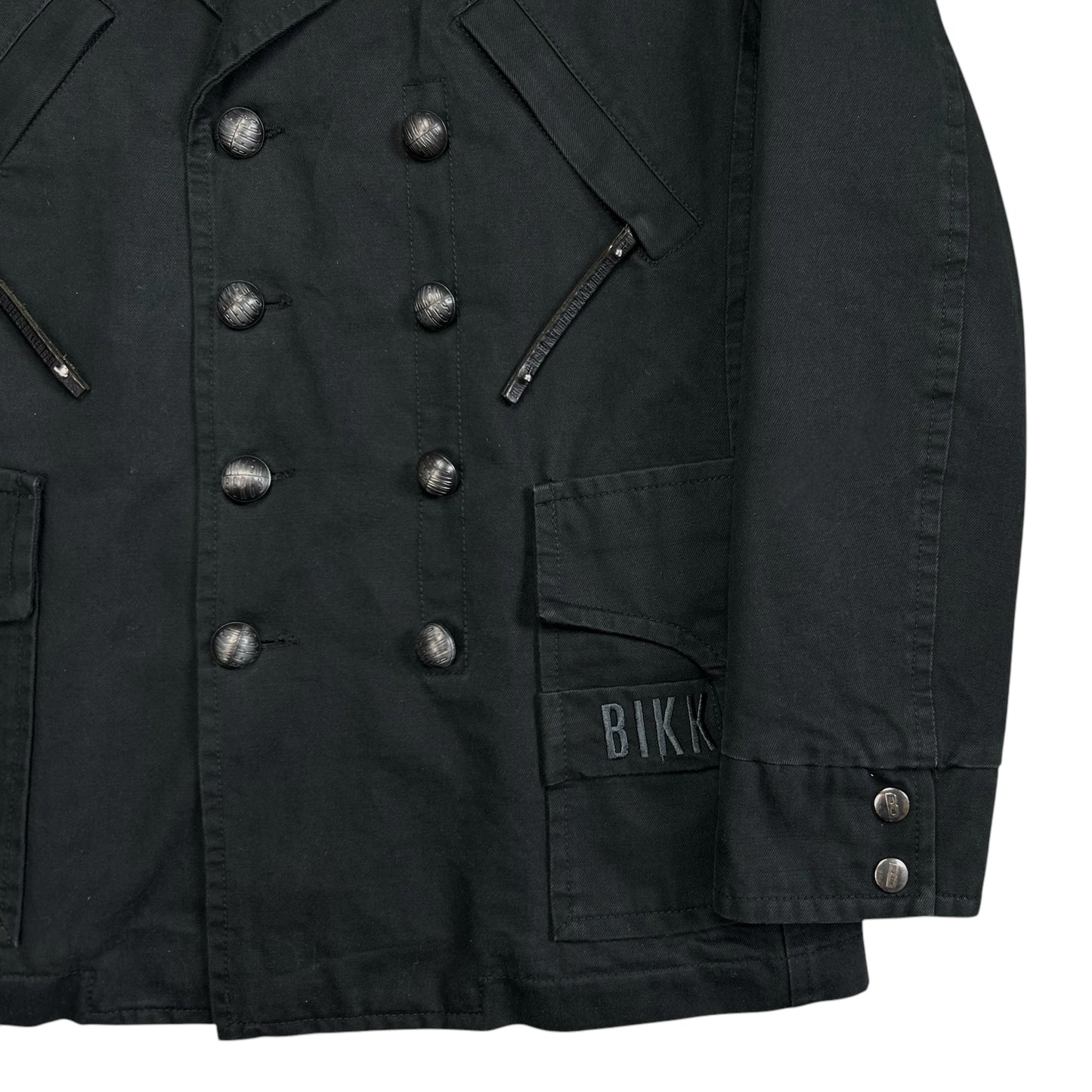 Dirk Bikkembergs Multi Pocket Hooded Caban Jacket