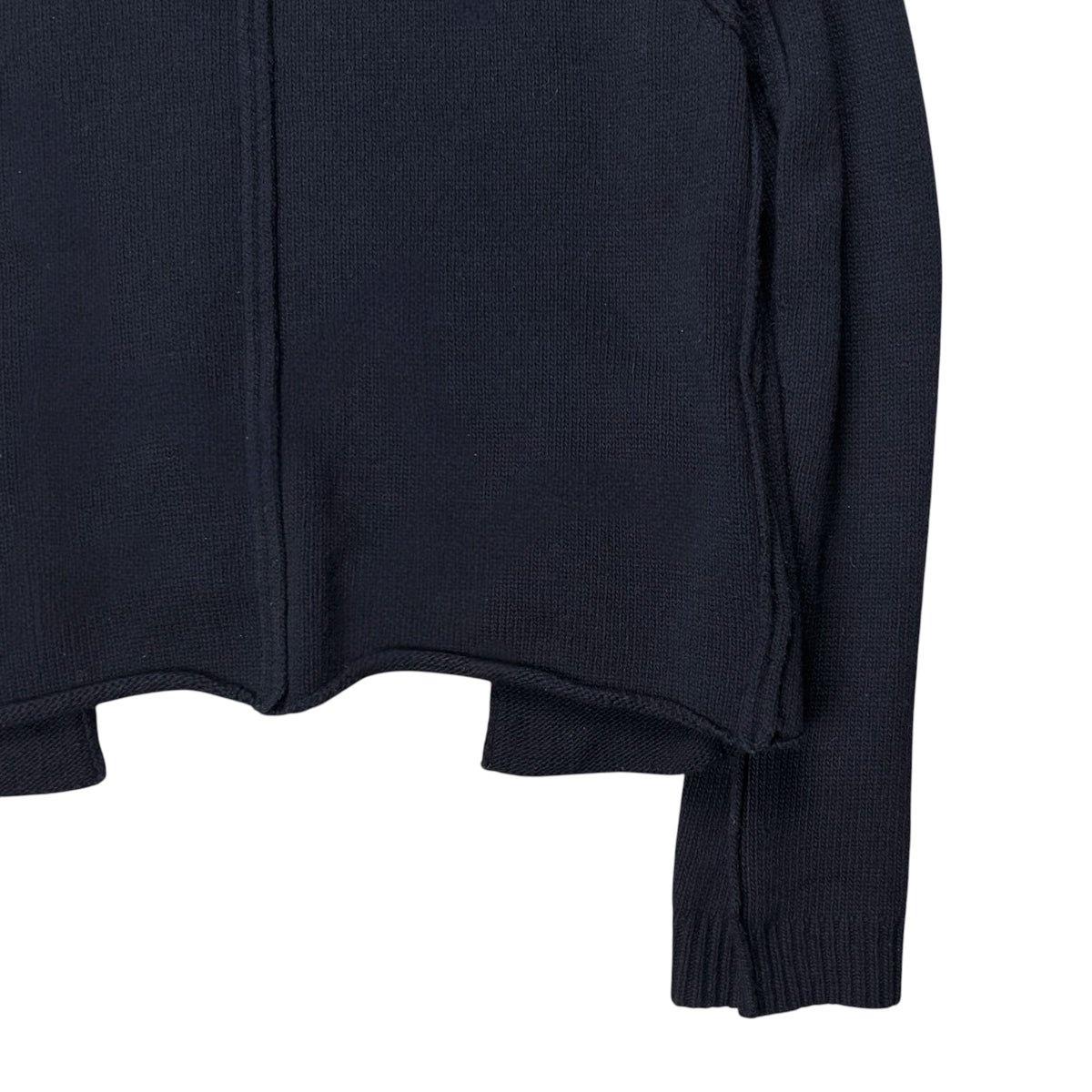 Y‘s by Yohji Yamamoto Paneled Cut Out Knit Sweater - AW11