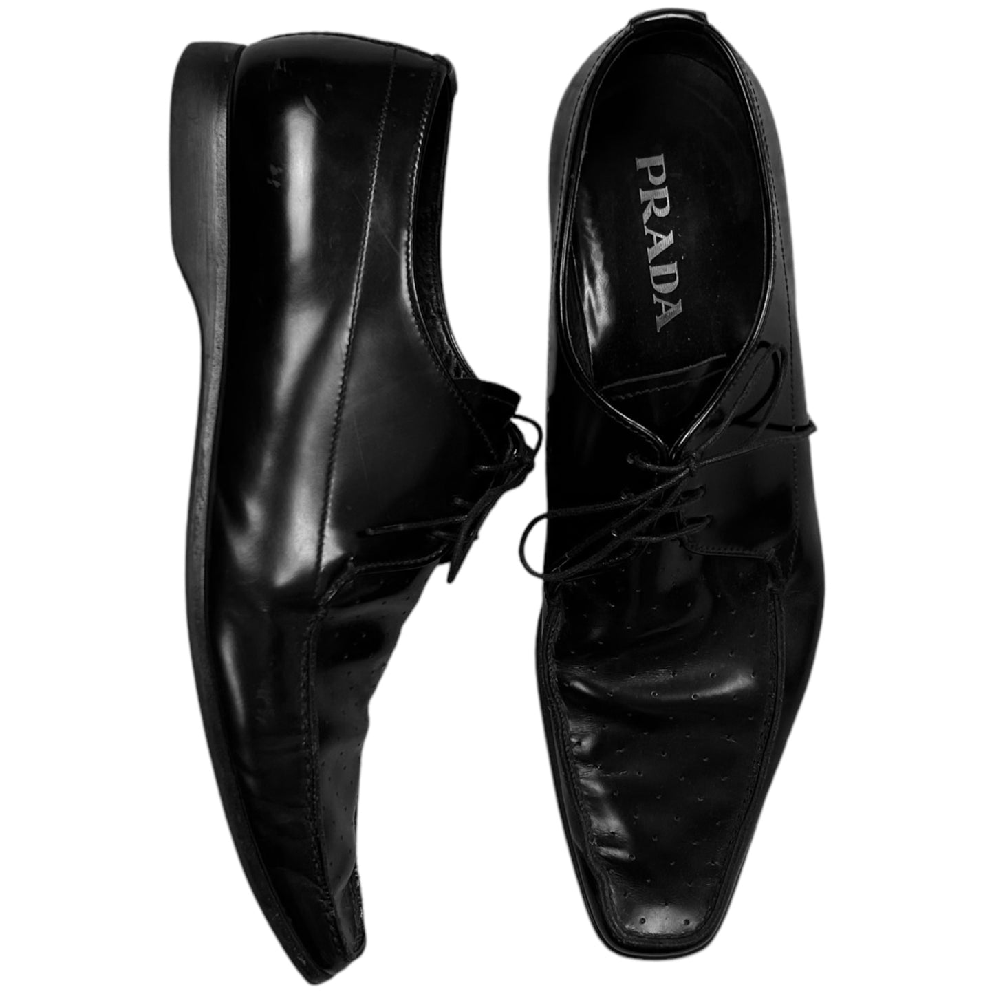 Prada Pin Dot Derbies