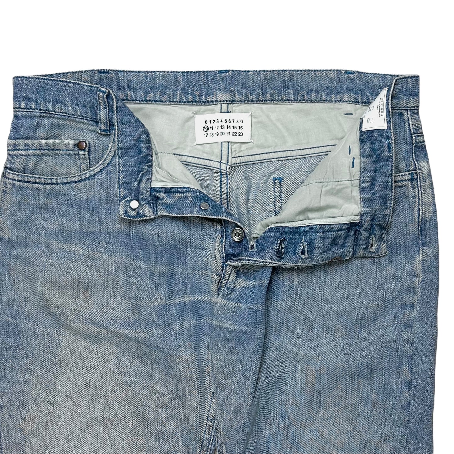 Maison Martin Margiela Washed Pocket Stud Skinny Jeans - SS06