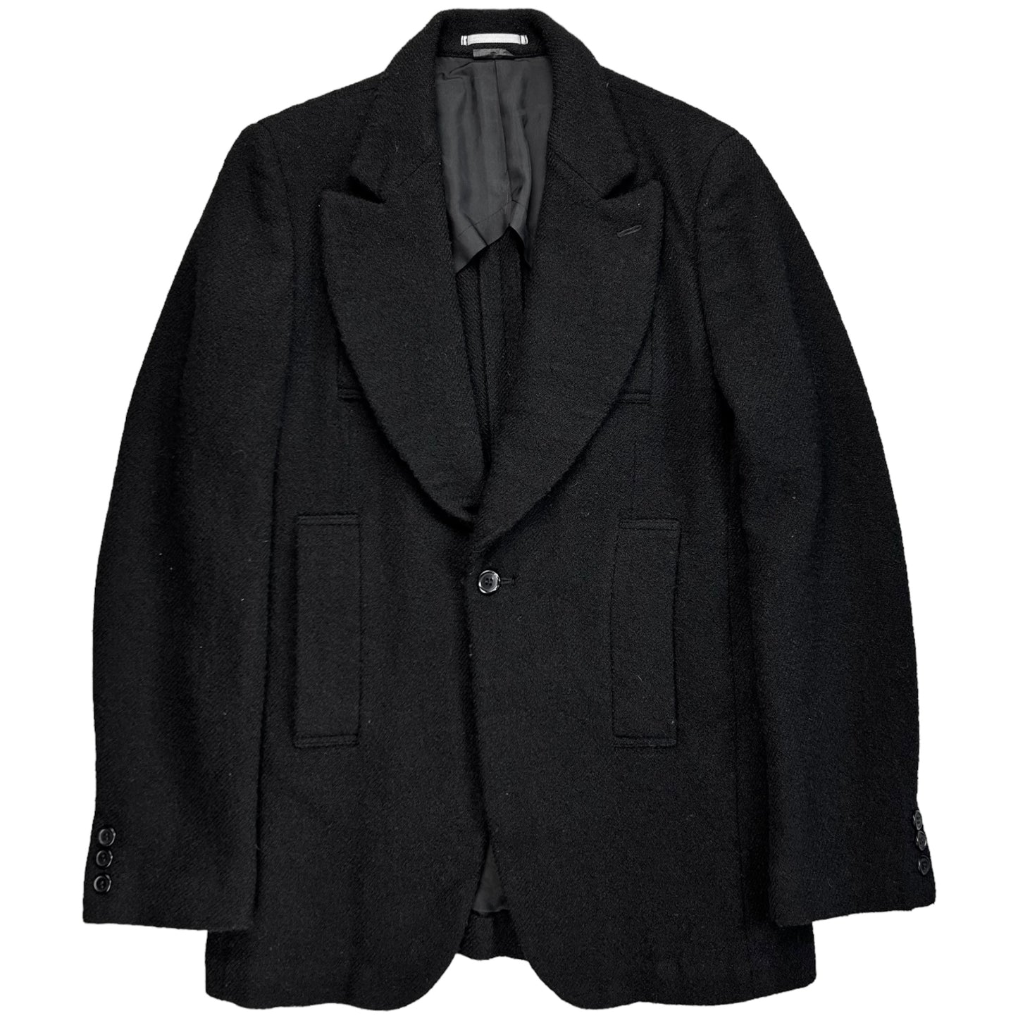 Comme des Garcons Homme Plus Frizzy Peak Lapel Blazer - AW14