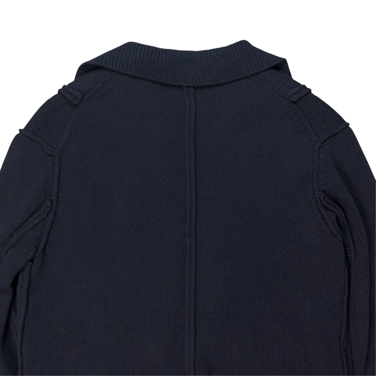 Y‘s by Yohji Yamamoto Paneled Cut Out Knit Sweater - AW11