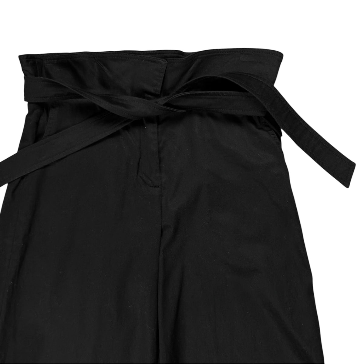 Dries Van Noten Wide Belted Paper Bag Pants - AW19