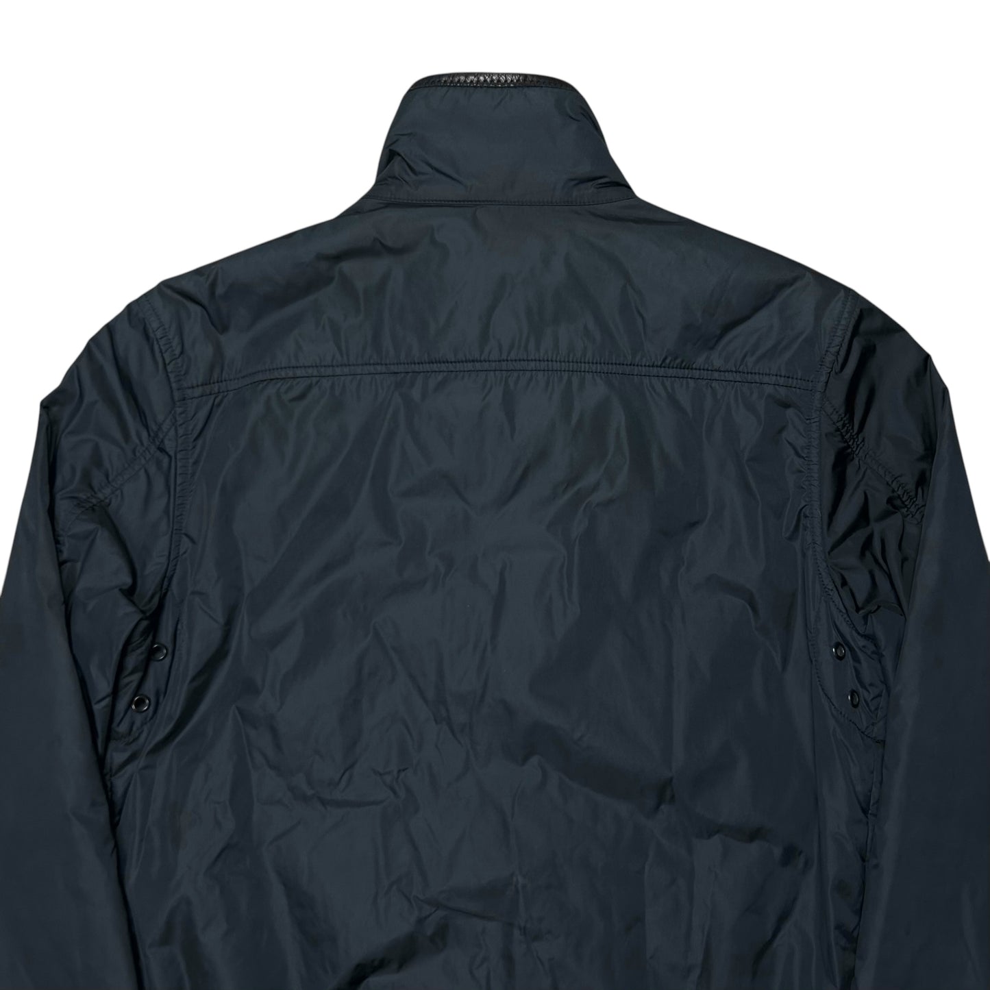 Prada Leather Trimmed Bomber Jacket - SS10