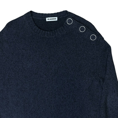Jil Sander Neck Snap Knit Sweater - SS21