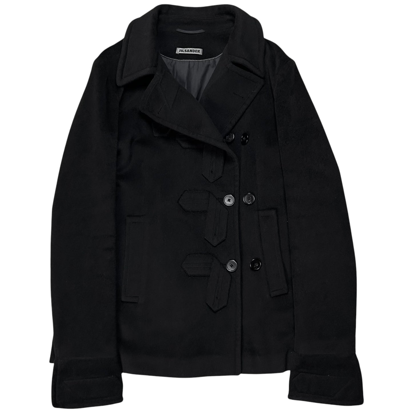 Jil Sander Asymmetric Duffle Peacoat - AW00