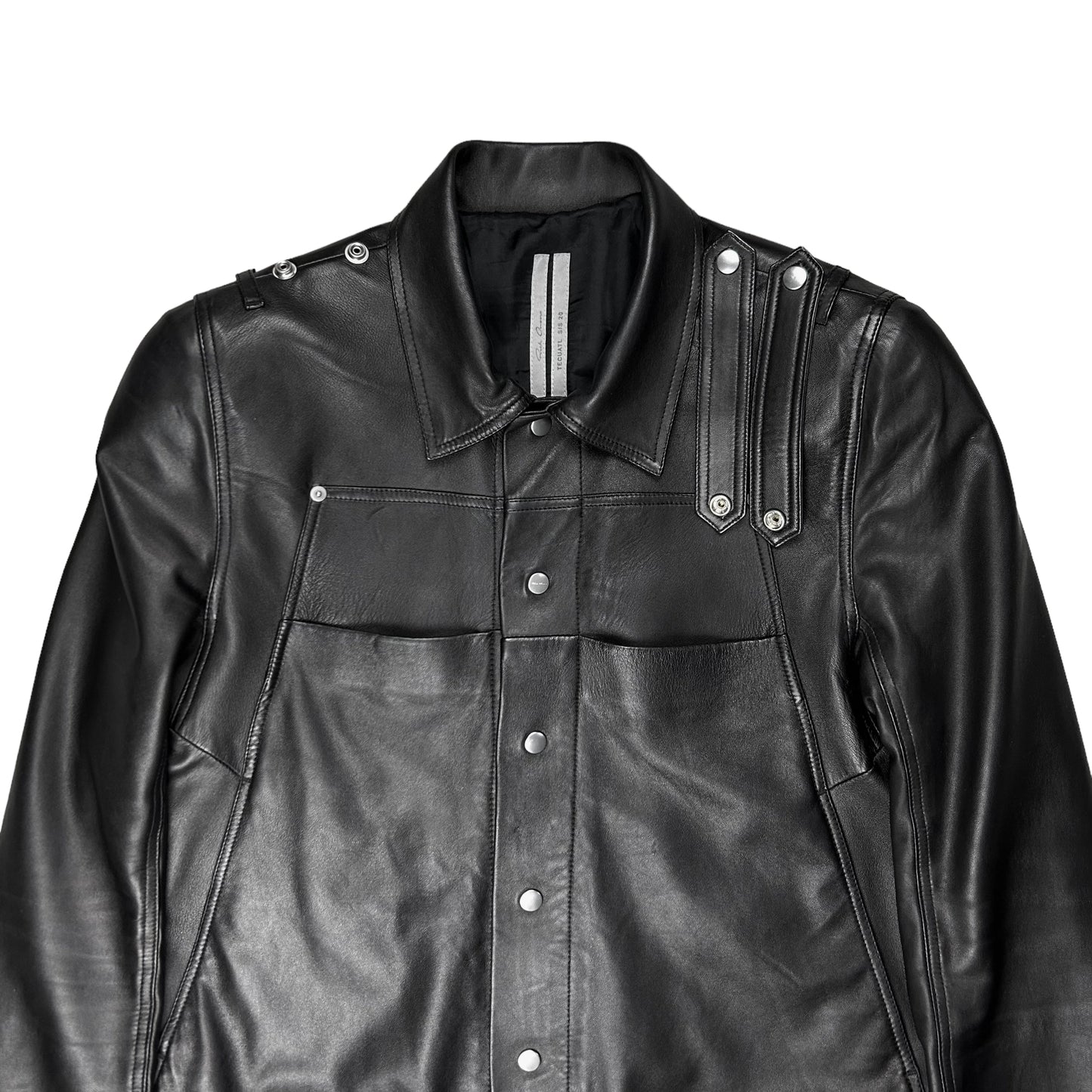 Rick Owens Babel Leather Jacket - SS20