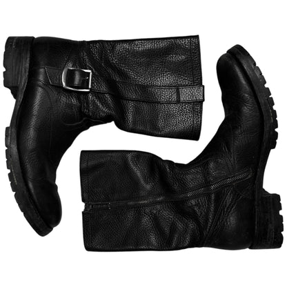 Dirk Bikkembergs Belted Military Zip Boots