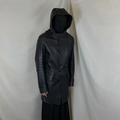 Jil Sander Multi Strap Leather Parka - AW14