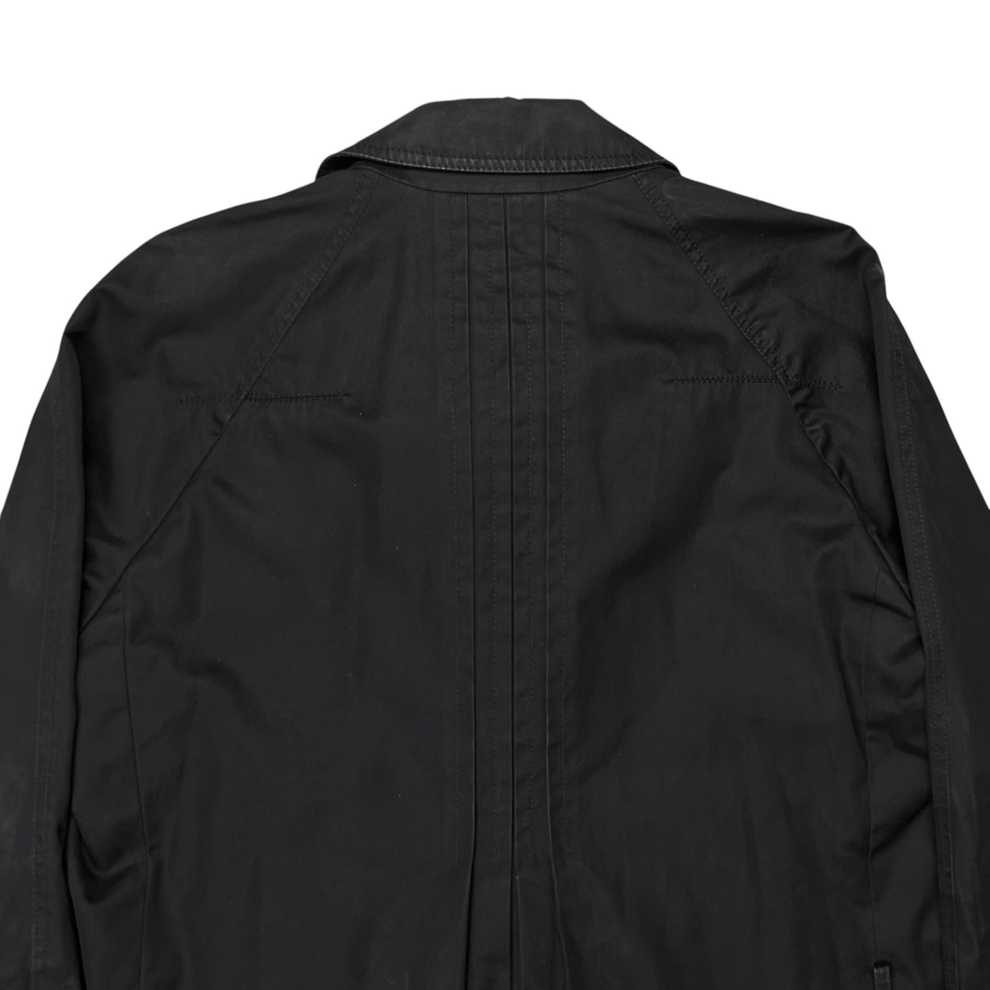 Dior Homme Back Pleated Military Trench Coat - AW08