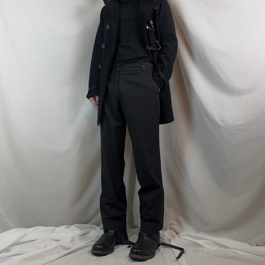 Jil Sander Straight Exaggerated Belt Loop Pants - 2000s