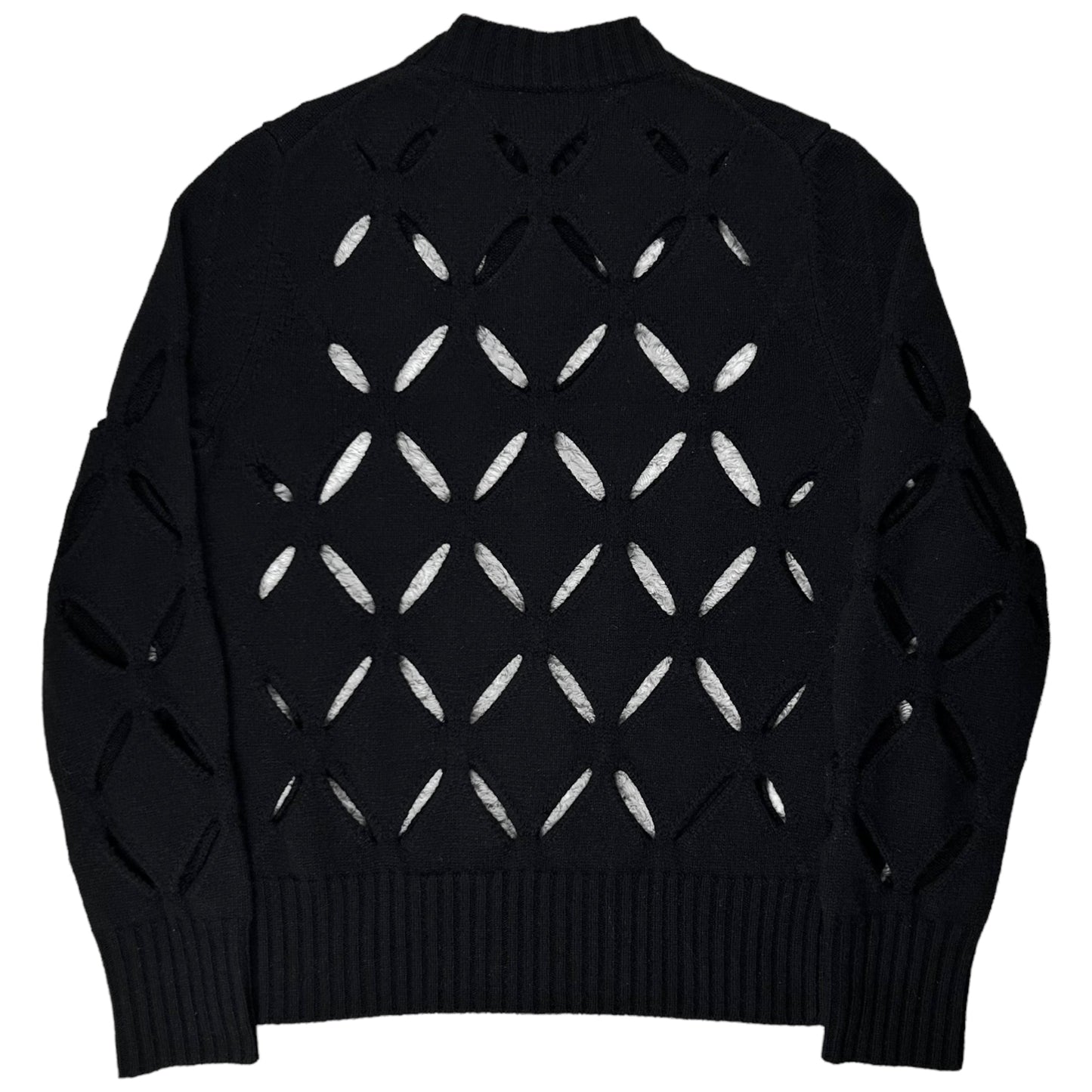 Stefan Cooke Diamond Slashed Knit Sweater - AW20