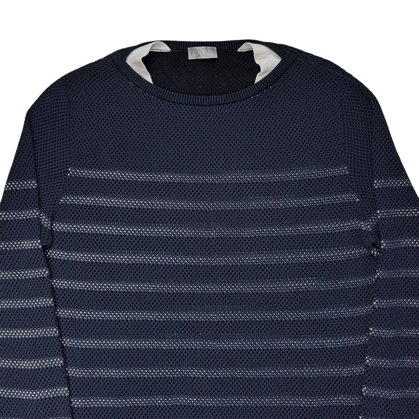 Dior Homme Perforated Stripe Sweater - SS15