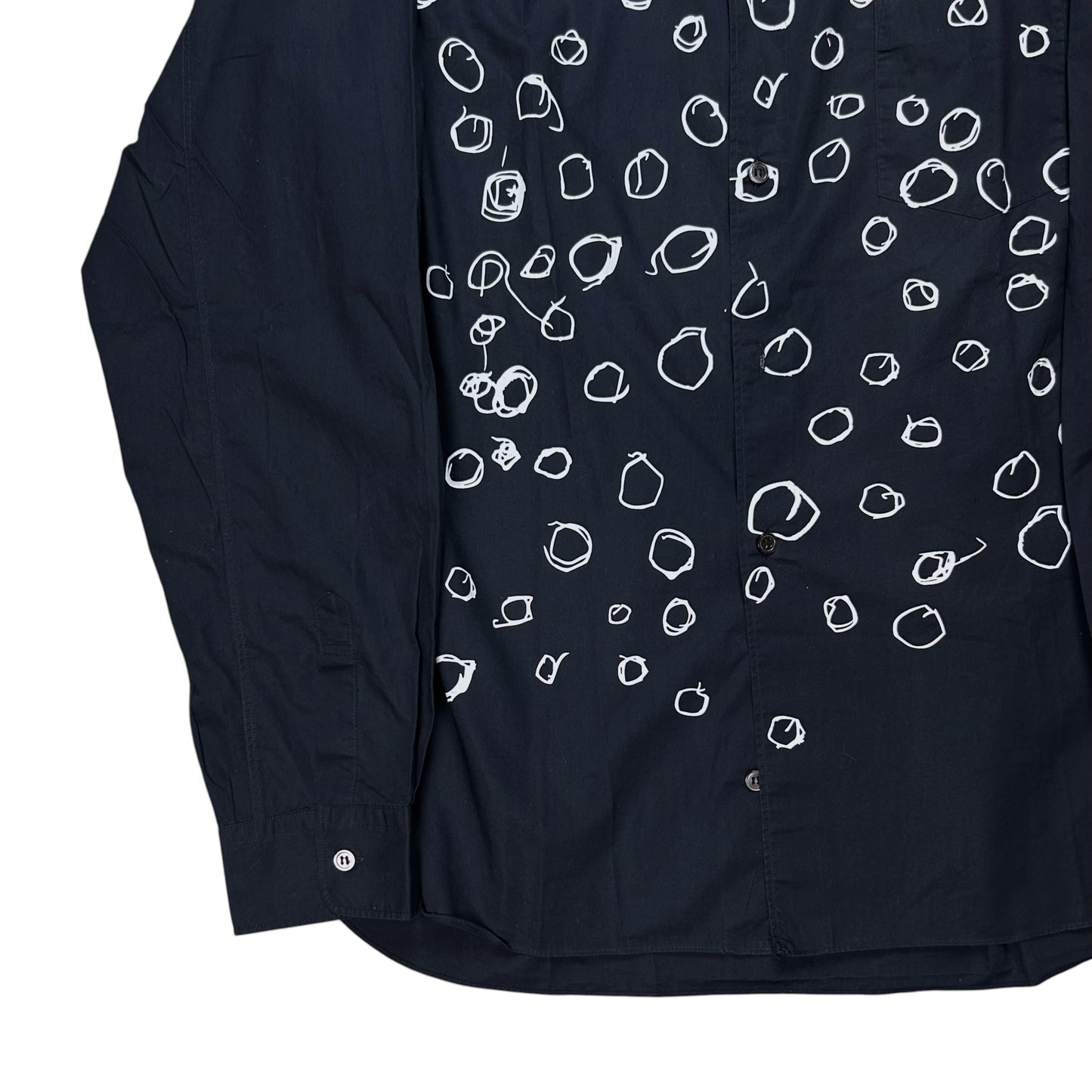 Comme des Garcons x H&M Scribble Polka Dot Shirt - AW08