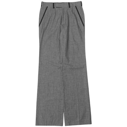 Balenciaga Contrasted Linen Flared Sample Trousers
