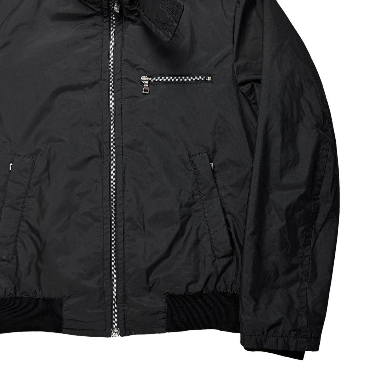 Prada Shearling Collar Flight Bomber Jacket - AW07