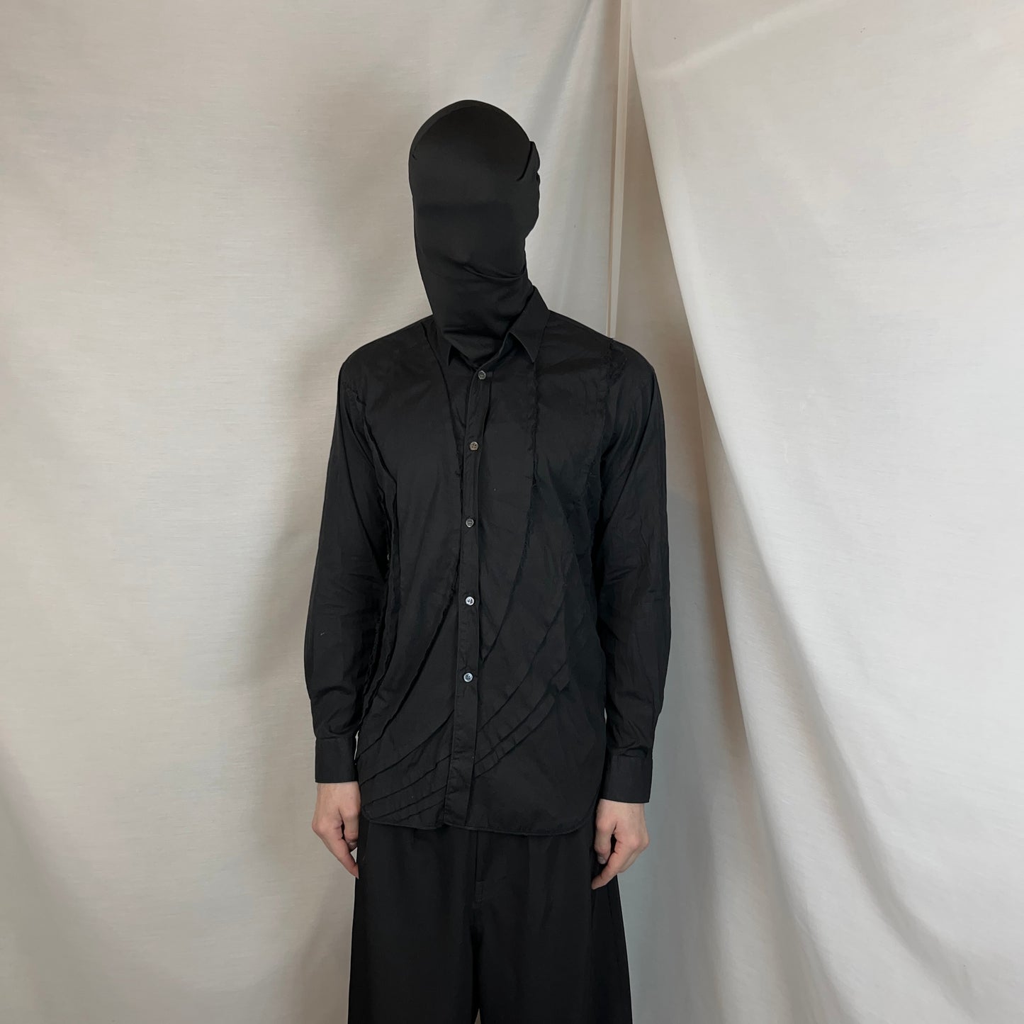 Comme des Garcons Shirt Waves Patchwork Shirt