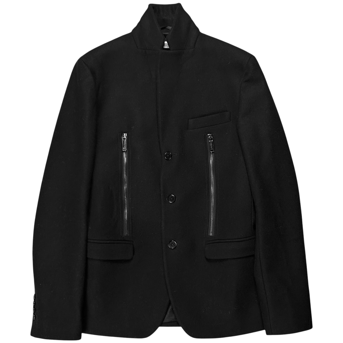 Dirk Bikkembergs Dual Zip Wool Blazer - AW13