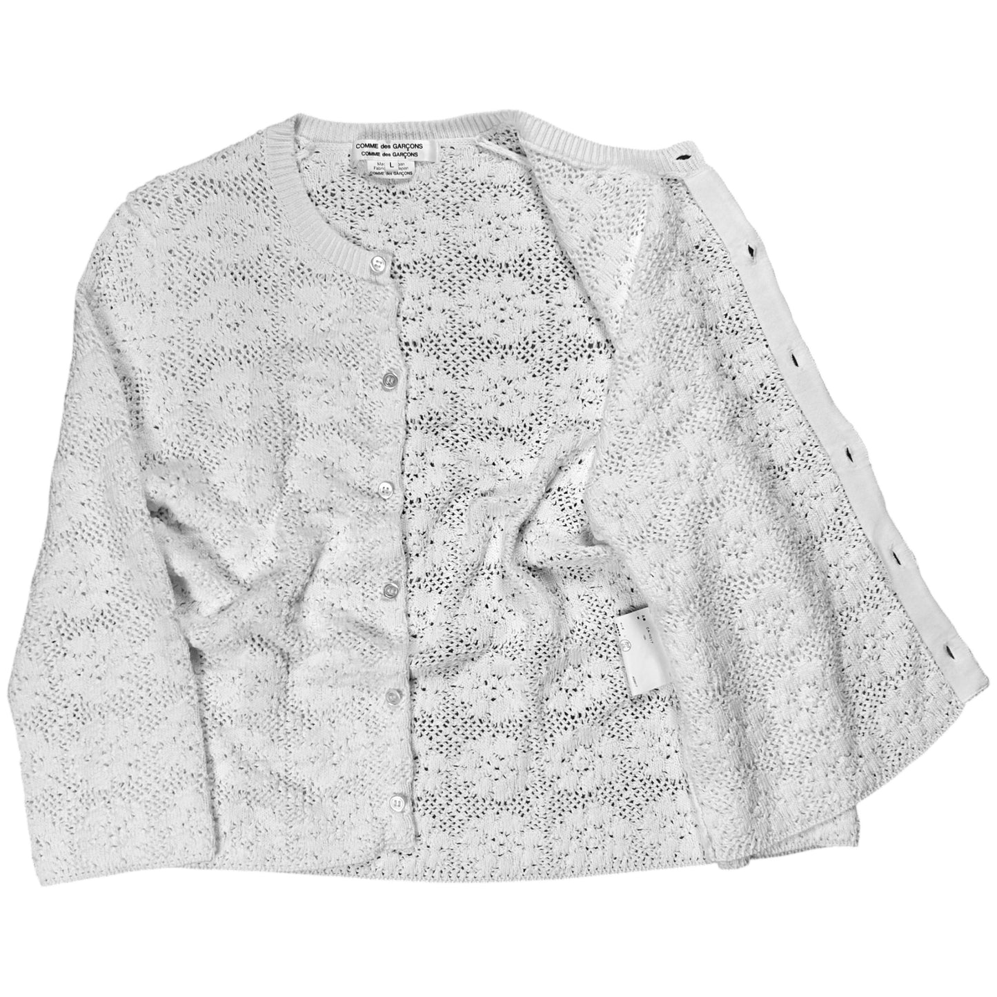 Comme des Garcons Lace Knit Cardigan - SS18