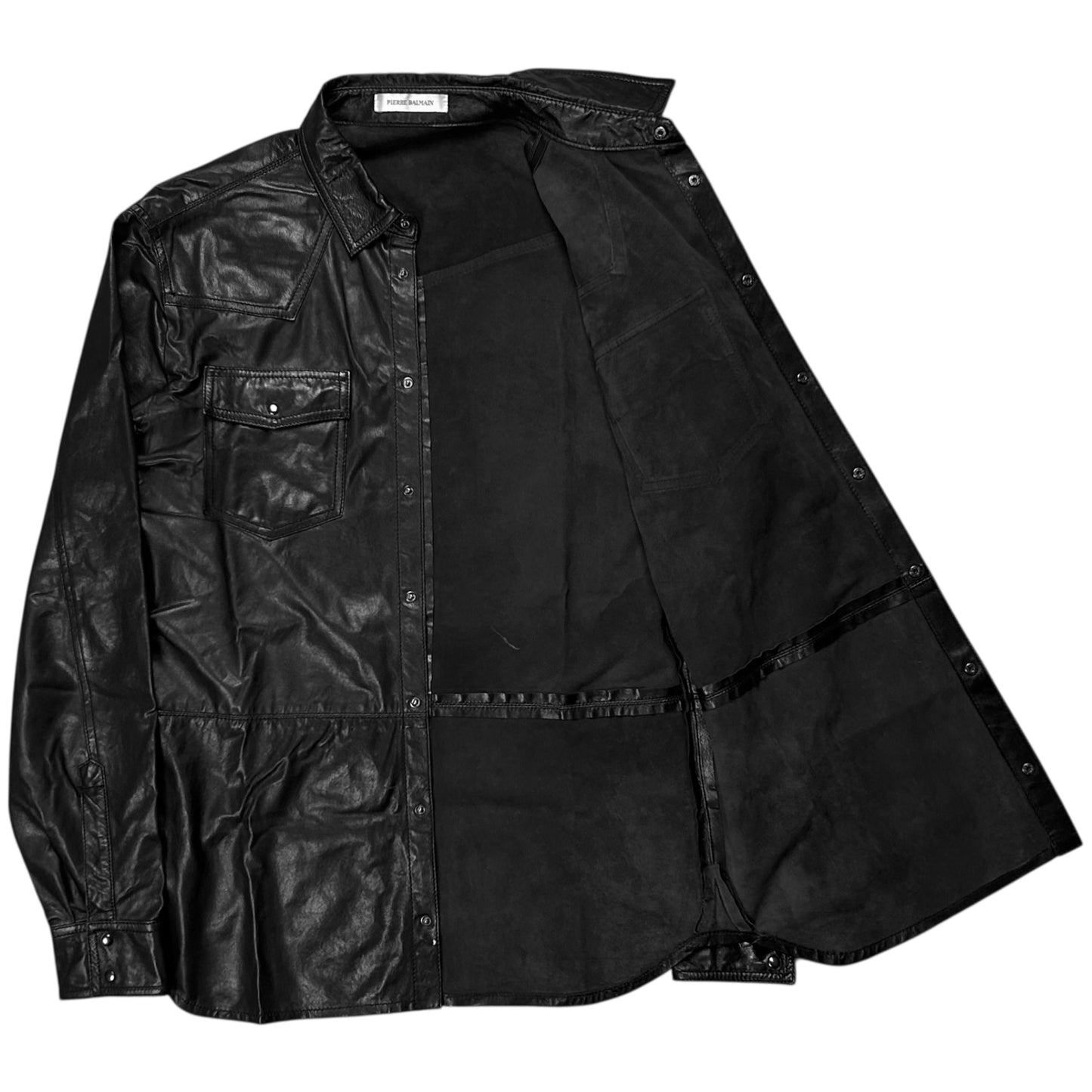 Balmain by Olivier Rousteing Leather Shirt - SS13