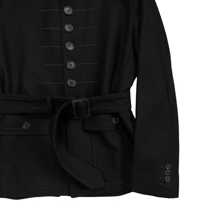 Dior Homme Belted Napoleon Wool Jacket - AW08