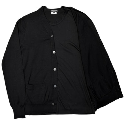 Comme des Garcons Homme Plus Layered Hybrid Cardigan - AW17